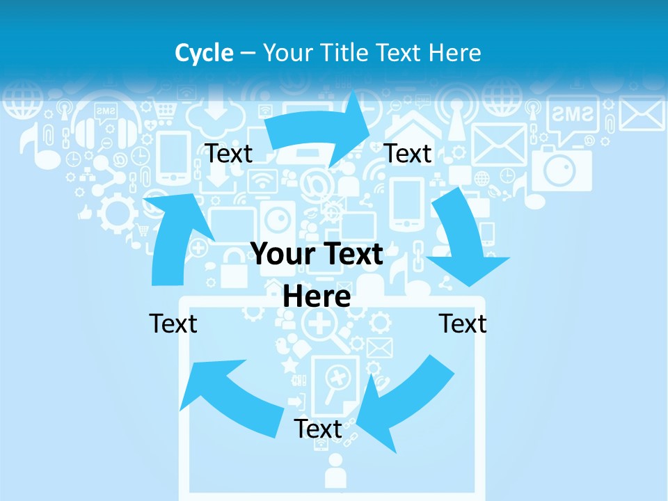 Technology Illustration System PowerPoint Template