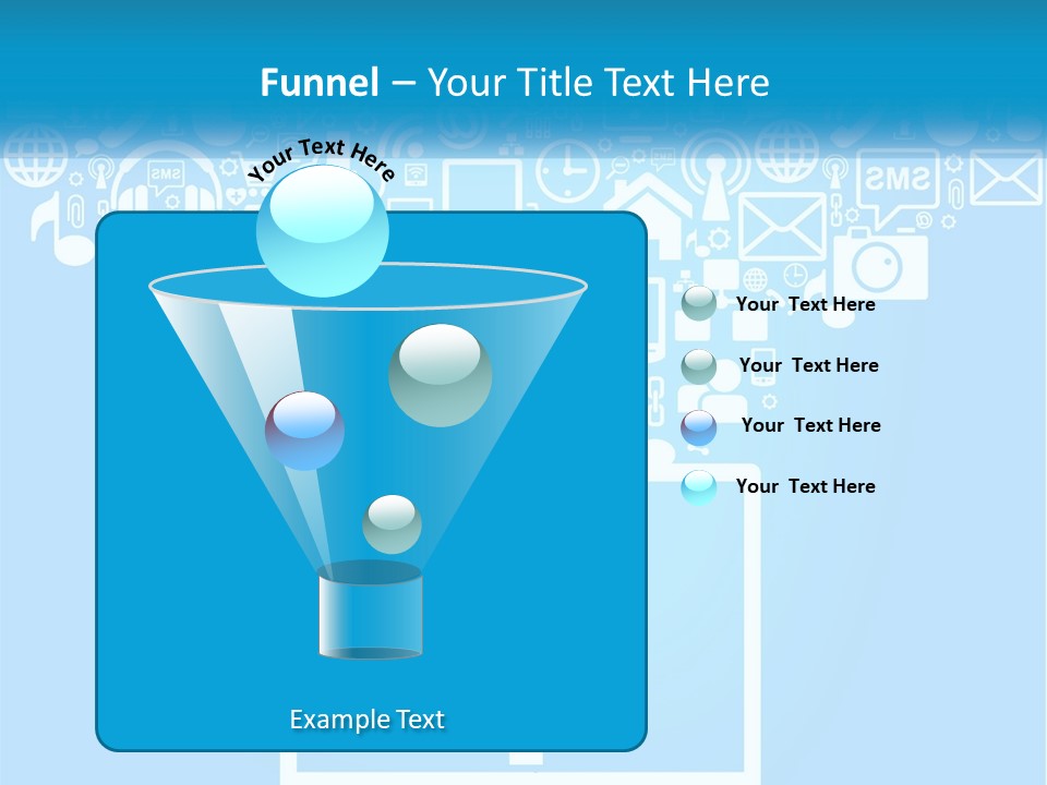 Technology Illustration System PowerPoint Template