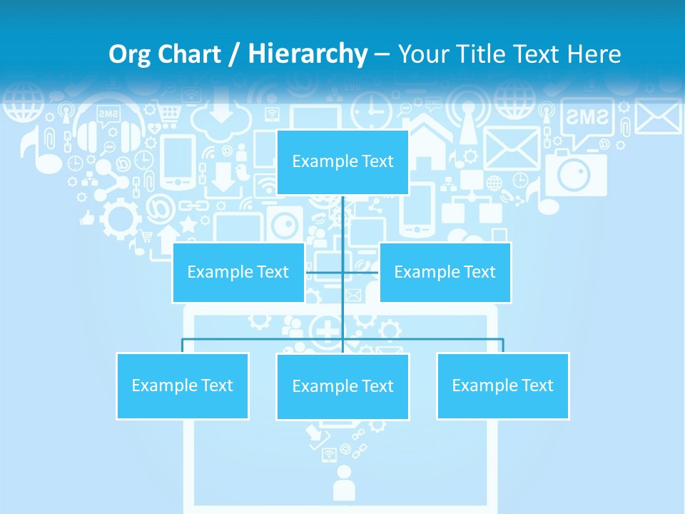 Technology Illustration System PowerPoint Template