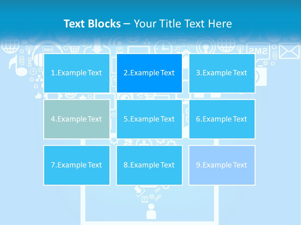 Technology Illustration System PowerPoint Template