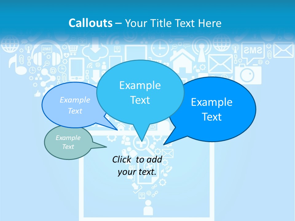 Technology Illustration System PowerPoint Template