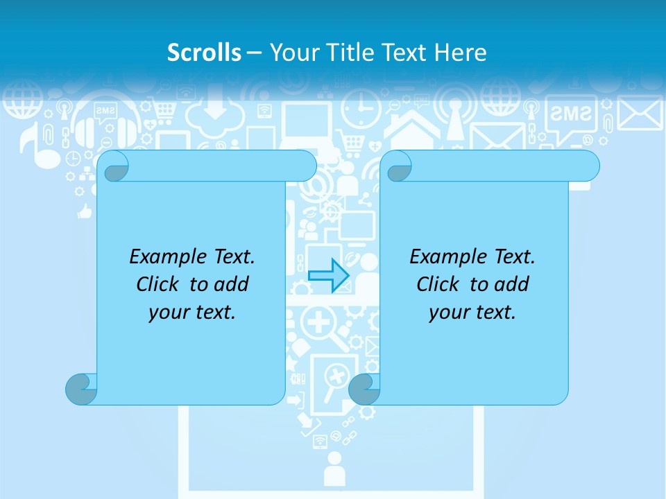 Technology Illustration System PowerPoint Template