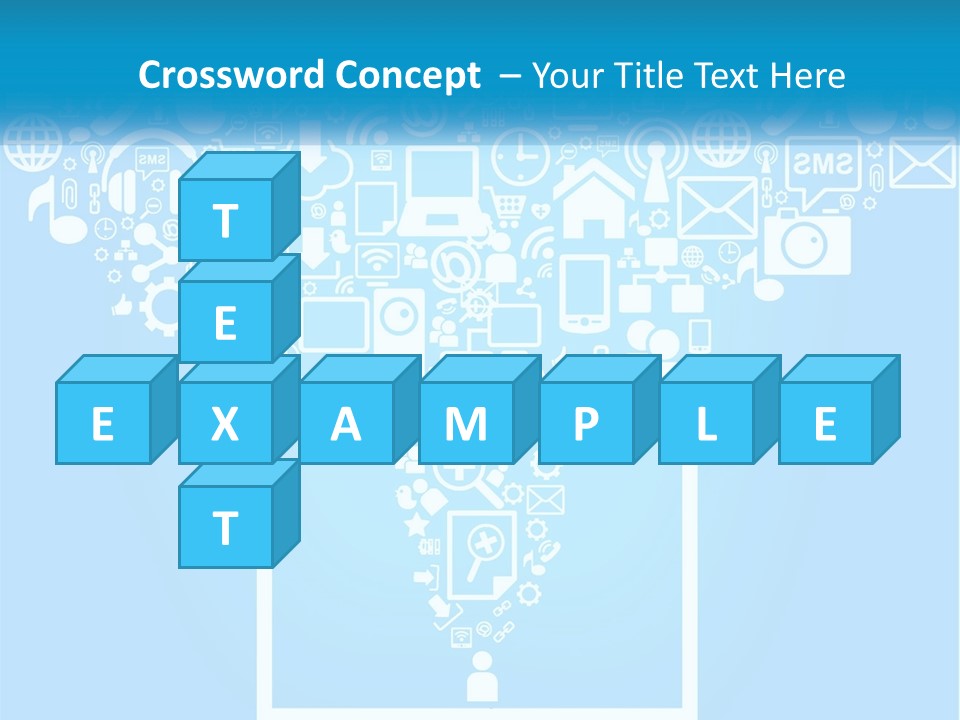 Technology Illustration System PowerPoint Template