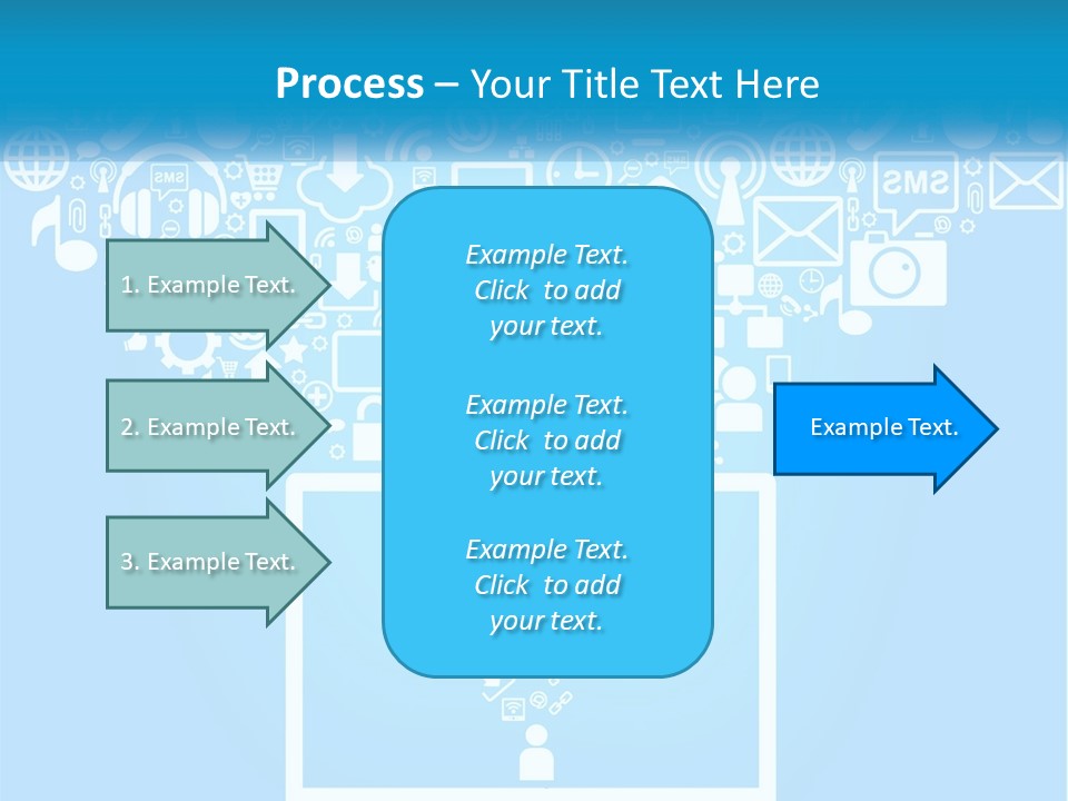 Technology Illustration System PowerPoint Template