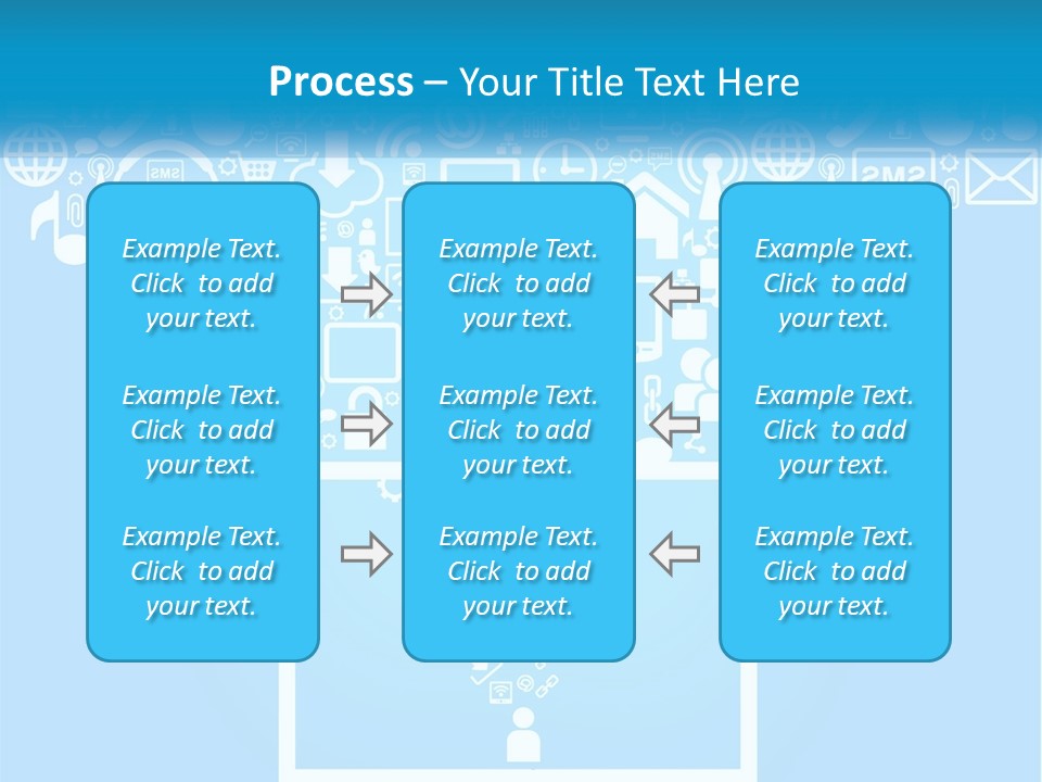 Technology Illustration System PowerPoint Template