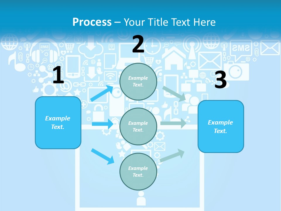 Technology Illustration System PowerPoint Template
