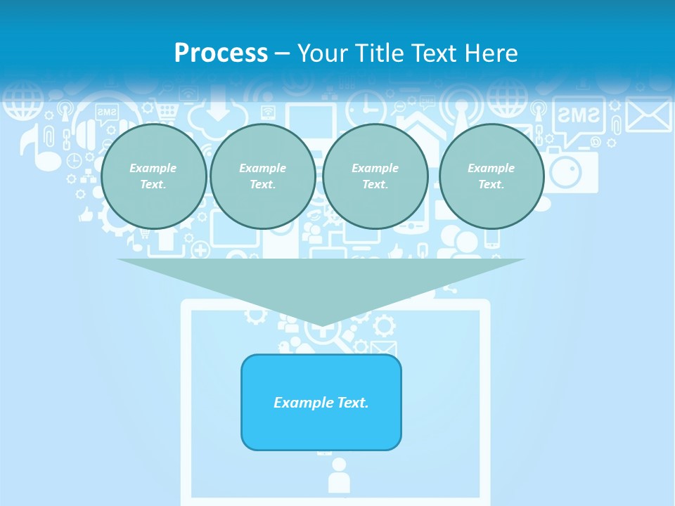 Technology Illustration System PowerPoint Template