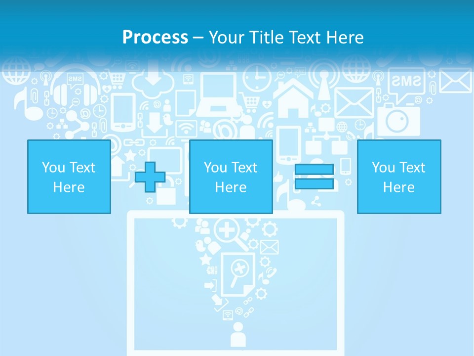 Technology Illustration System PowerPoint Template