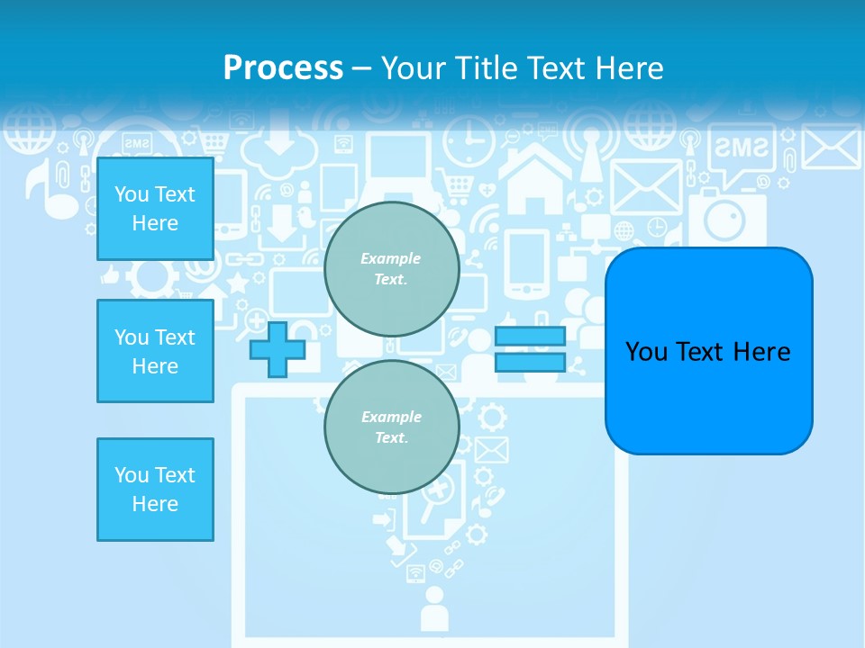 Technology Illustration System PowerPoint Template