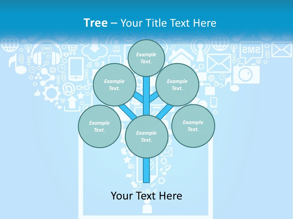 Technology Illustration System PowerPoint Template