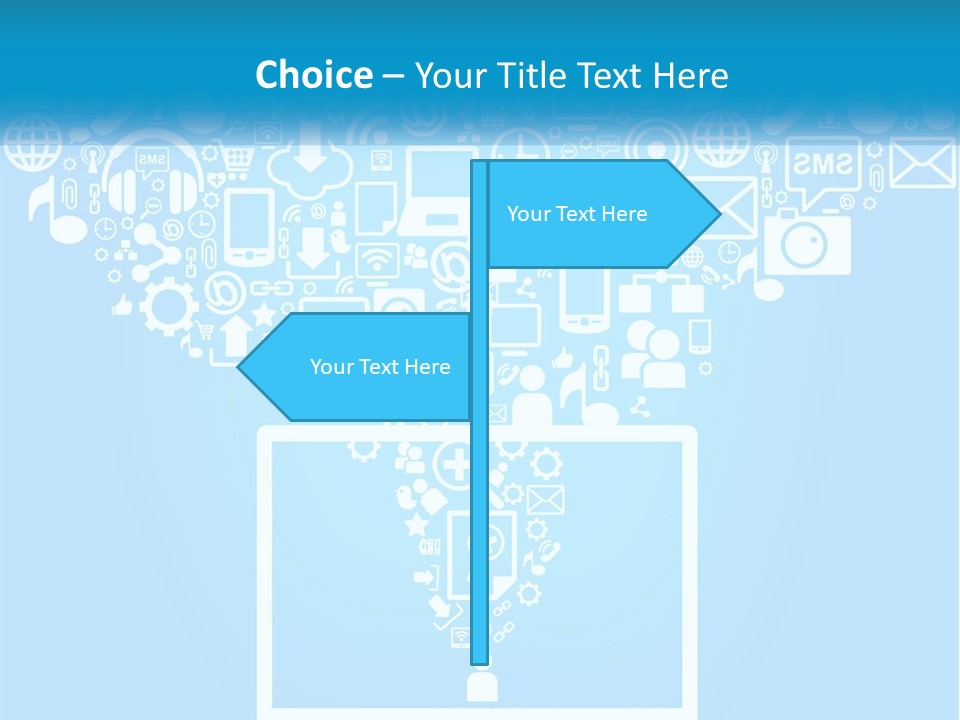 Technology Illustration System PowerPoint Template