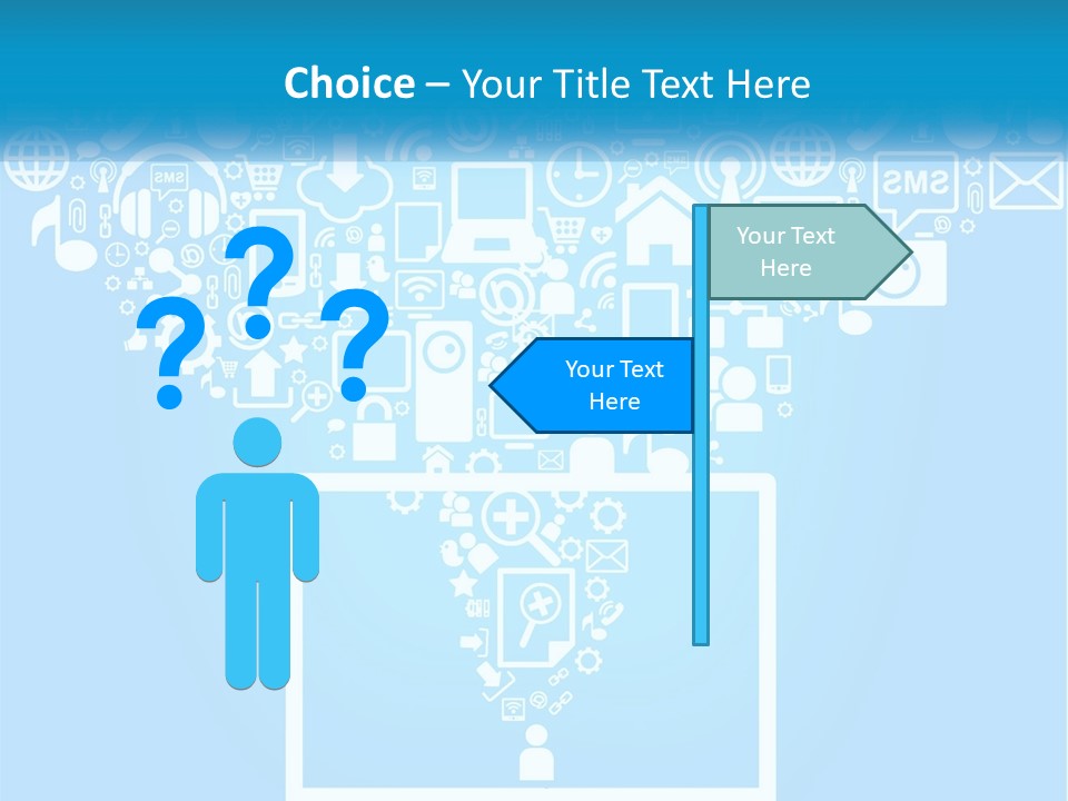 Technology Illustration System PowerPoint Template