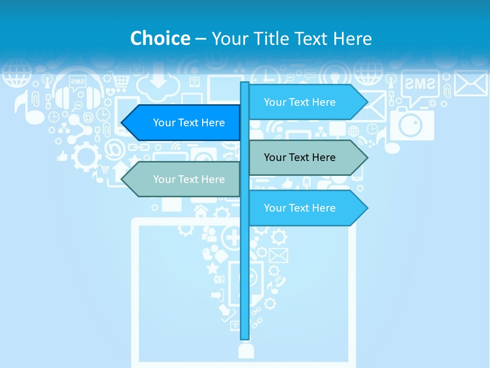Technology Illustration System PowerPoint Template
