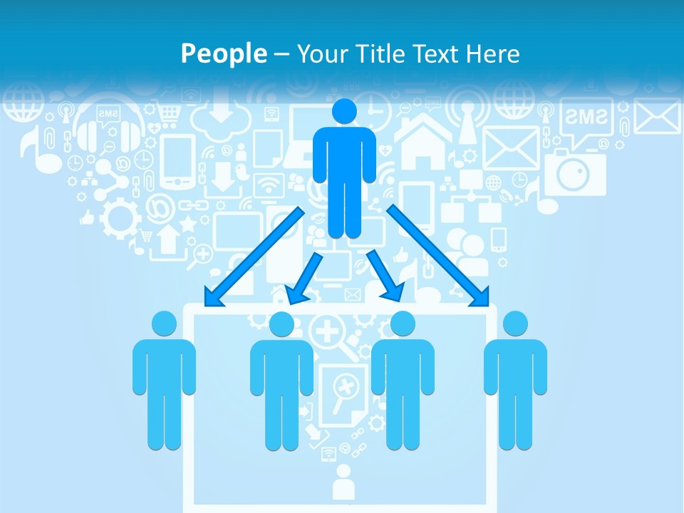 Technology Illustration System PowerPoint Template