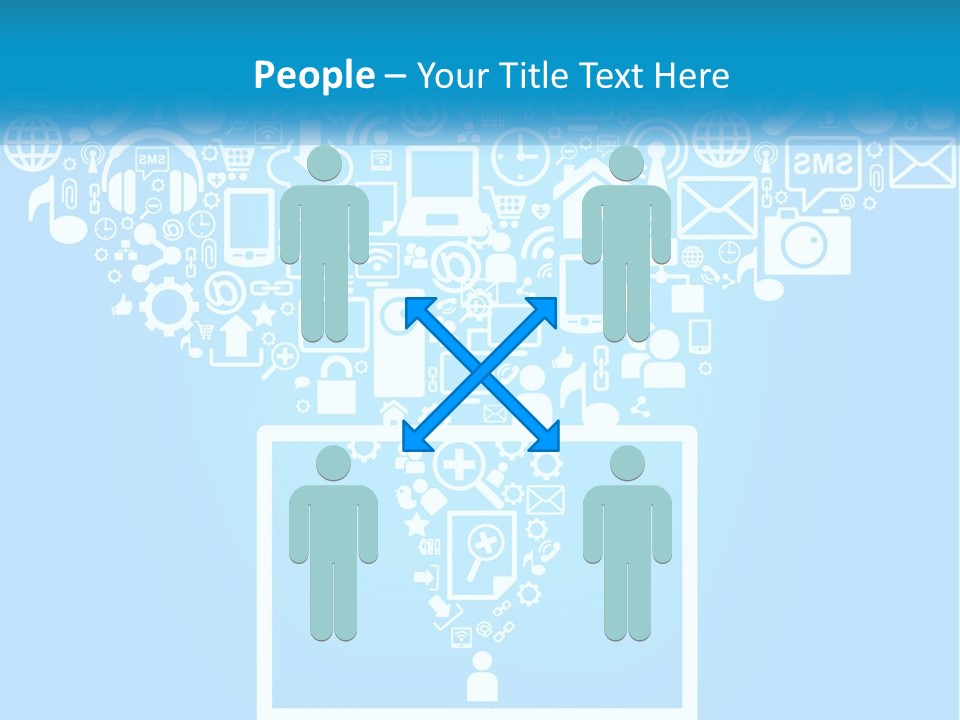 Technology Illustration System PowerPoint Template