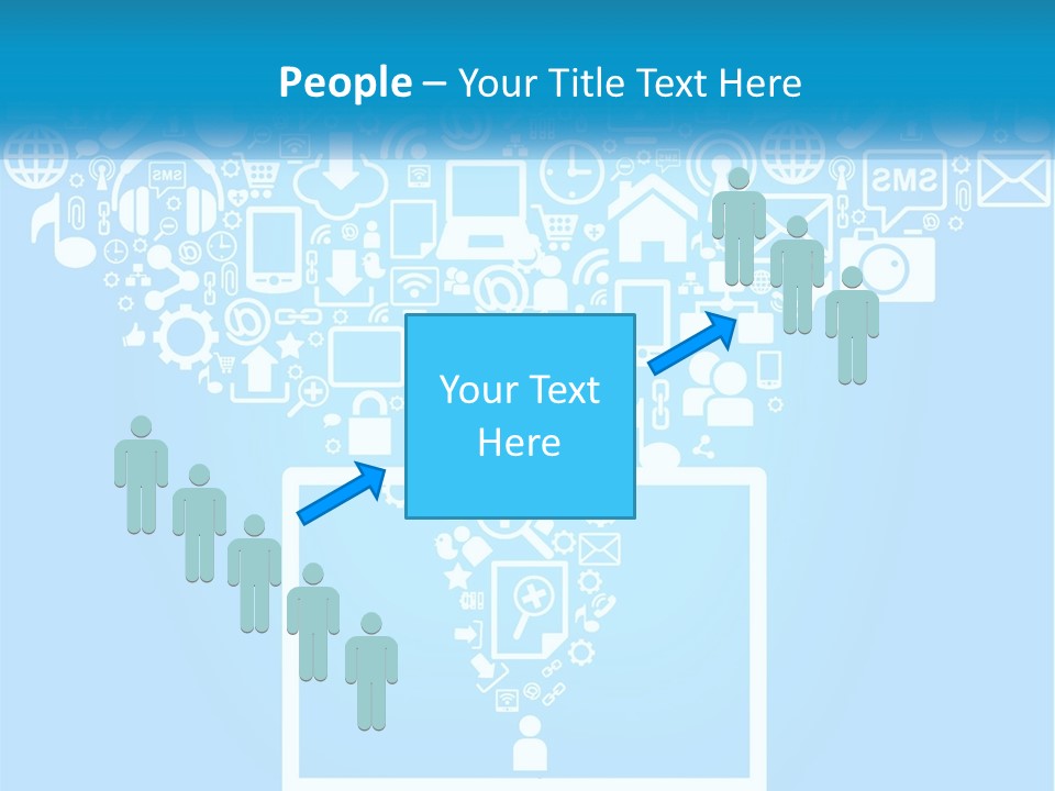 Technology Illustration System PowerPoint Template