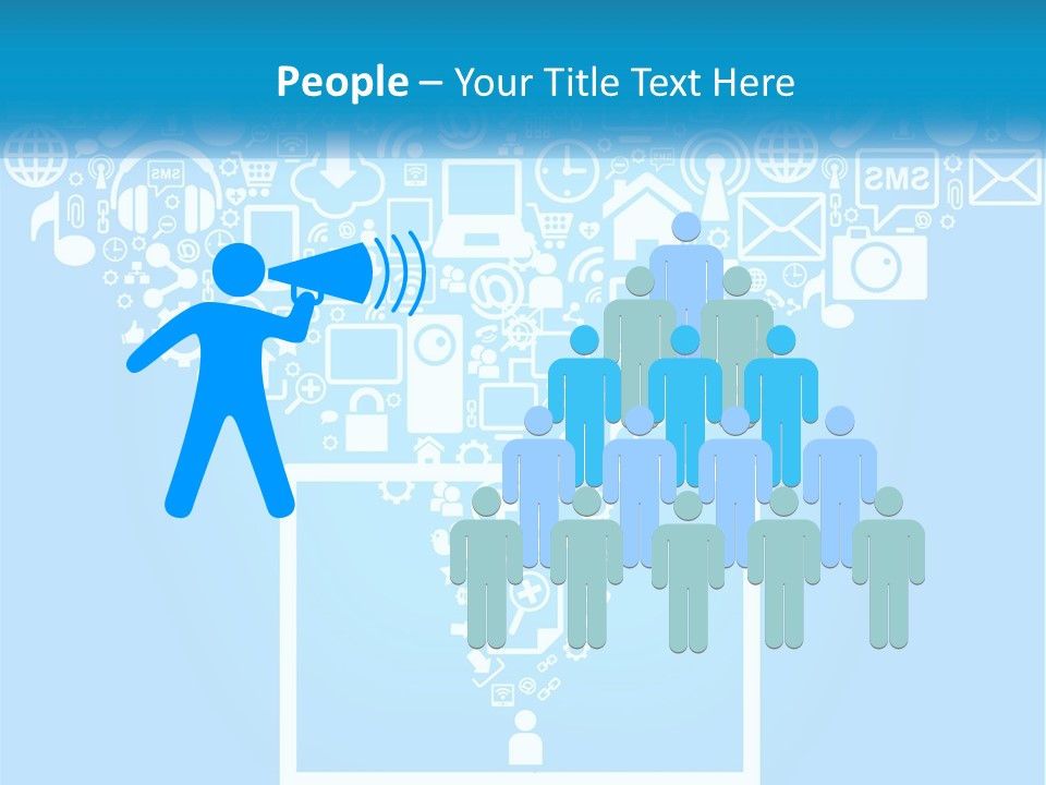 Technology Illustration System PowerPoint Template