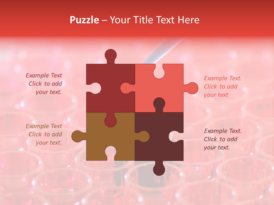 Medicine Lab Multiwell PowerPoint Template