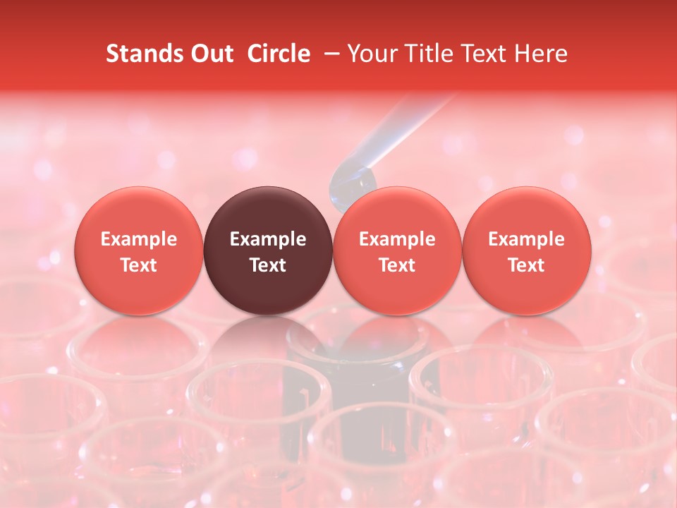 Medicine Lab Multiwell PowerPoint Template