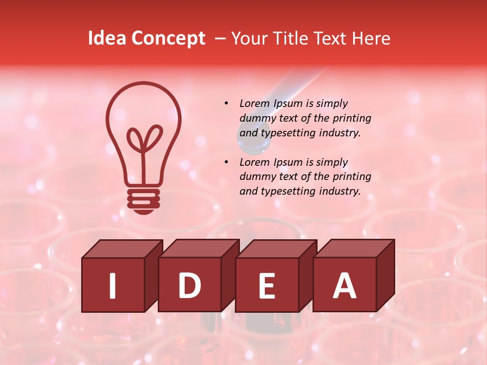 Medicine Lab Multiwell PowerPoint Template