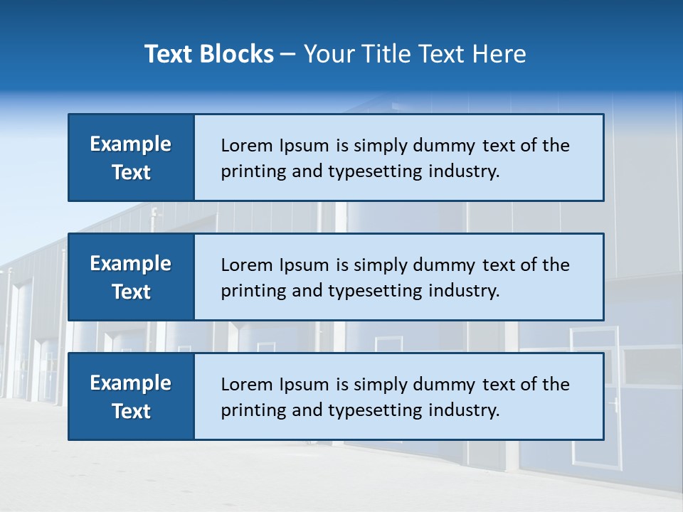 Shutter Metal Industrial PowerPoint Template