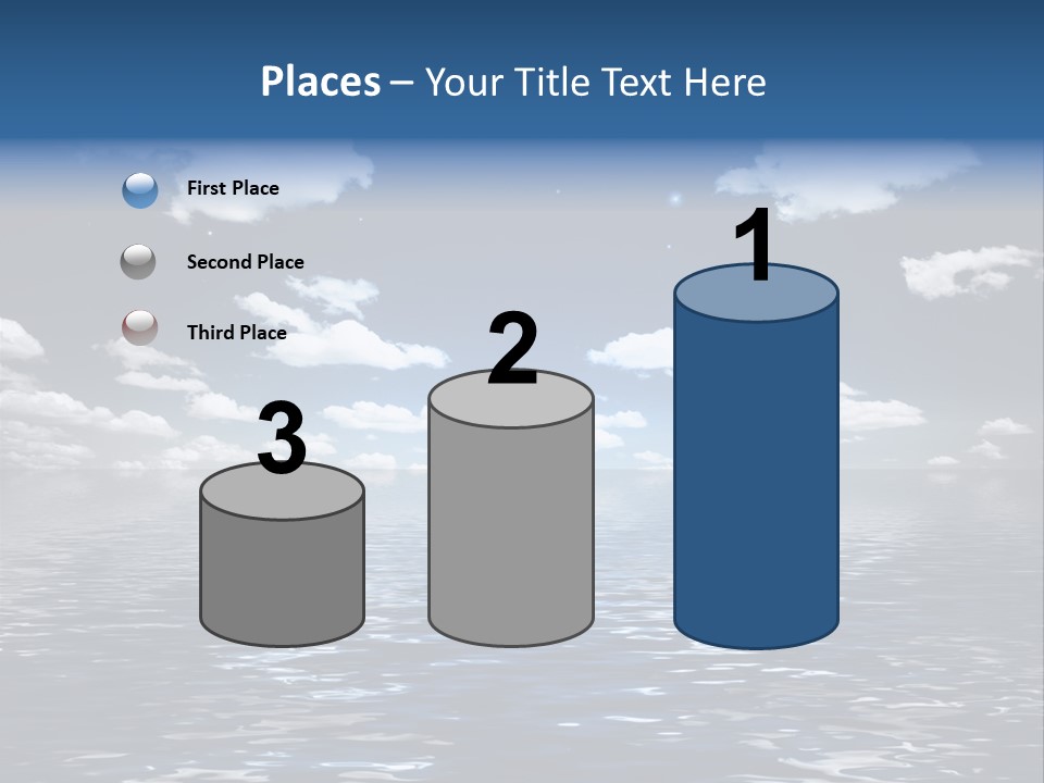 Space Background Ocean PowerPoint Template