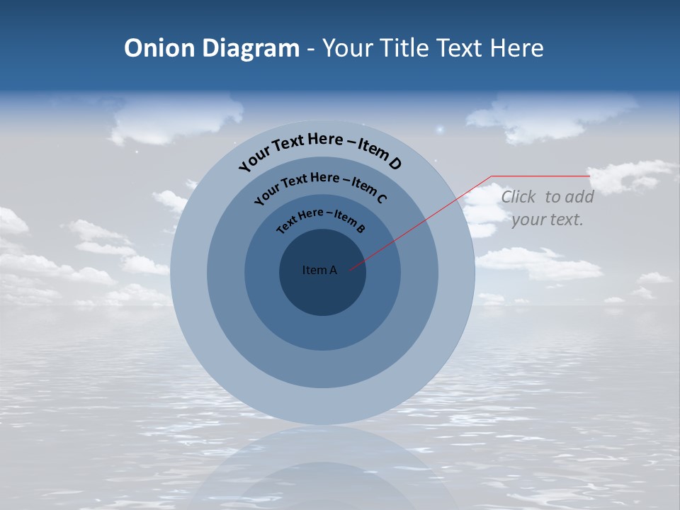 Space Background Ocean PowerPoint Template