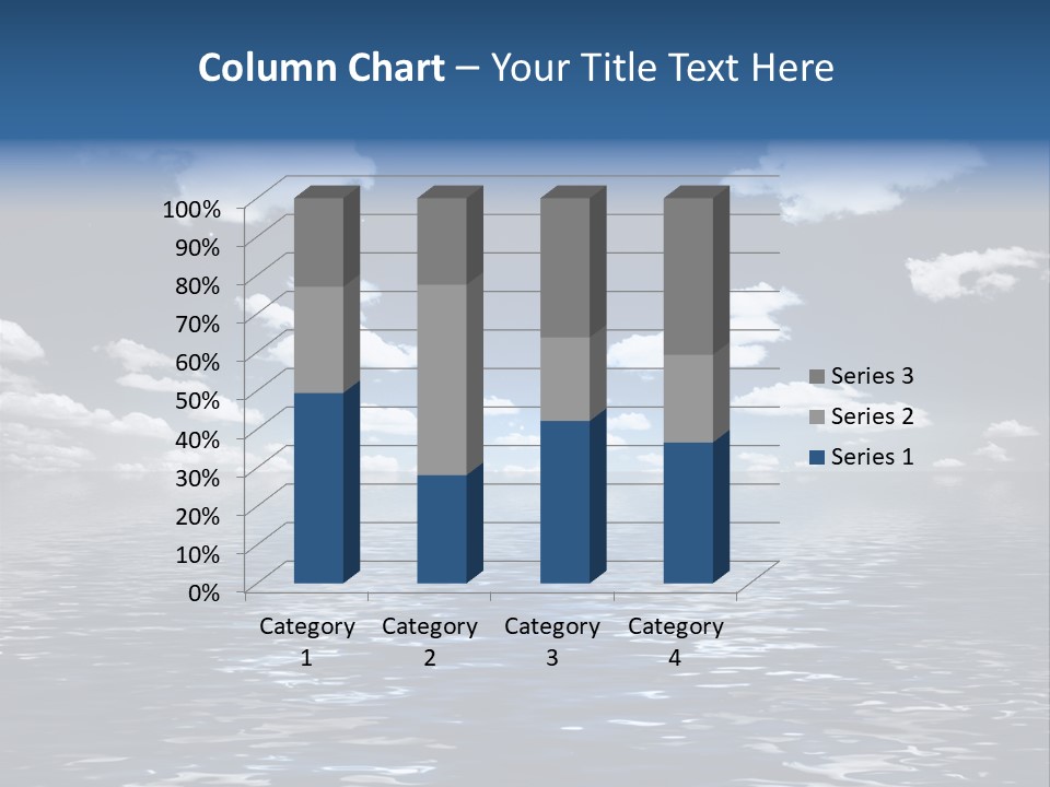 Space Background Ocean PowerPoint Template