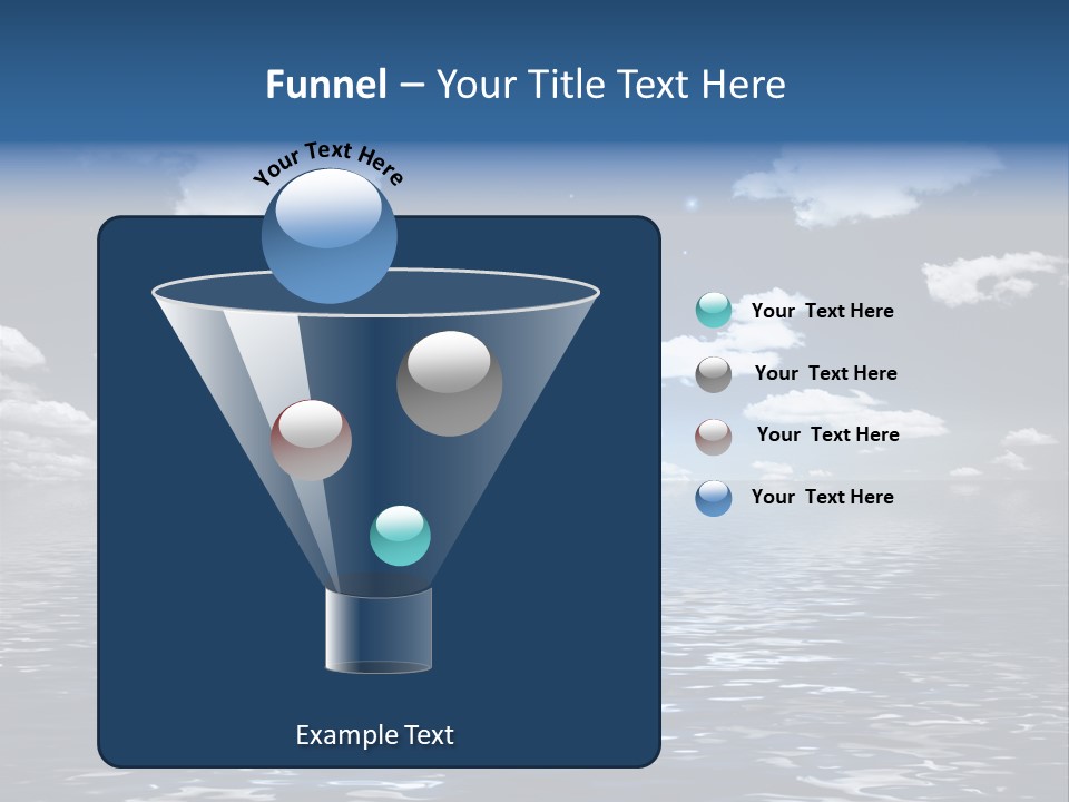Space Background Ocean PowerPoint Template