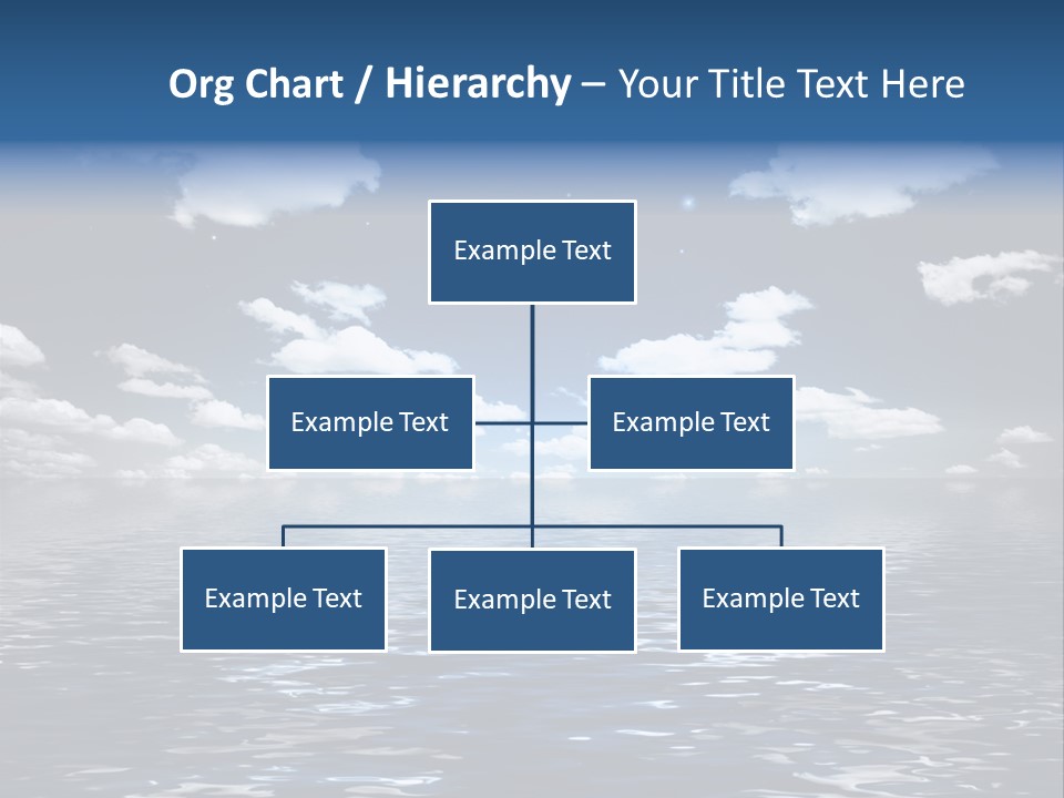 Space Background Ocean PowerPoint Template