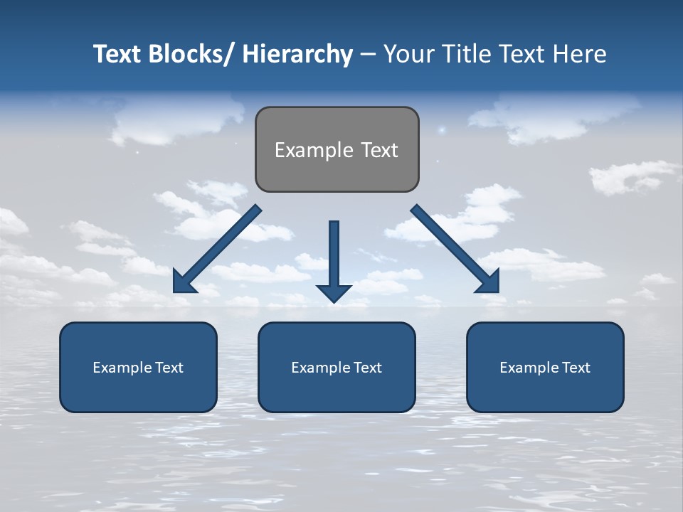 Space Background Ocean PowerPoint Template