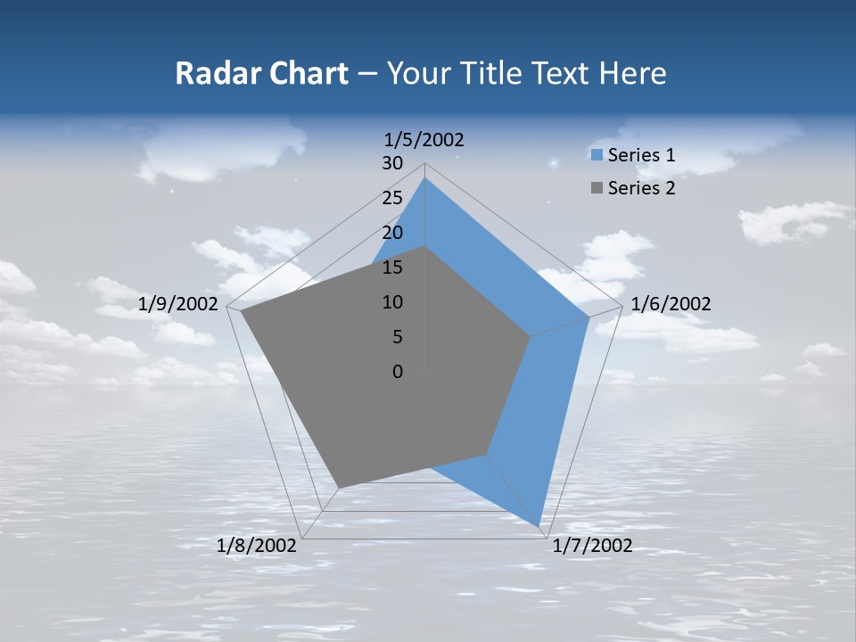 Space Background Ocean PowerPoint Template