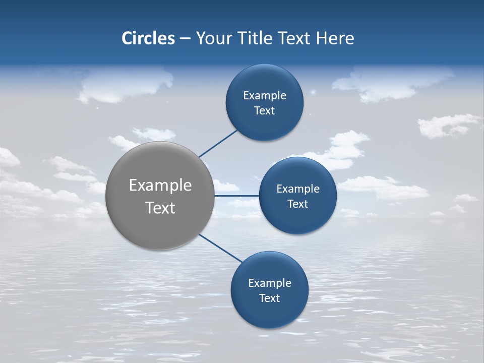 Space Background Ocean PowerPoint Template