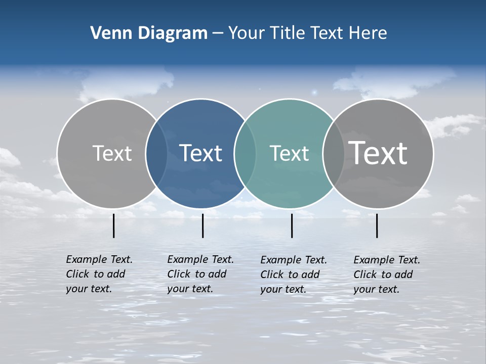 Space Background Ocean PowerPoint Template