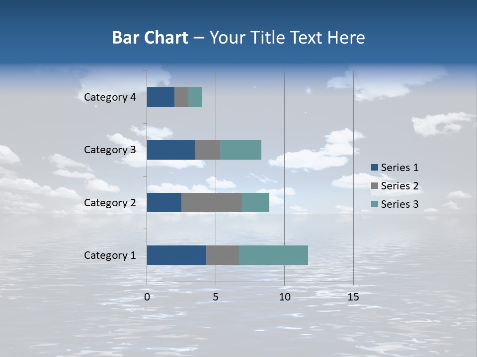 Space Background Ocean PowerPoint Template