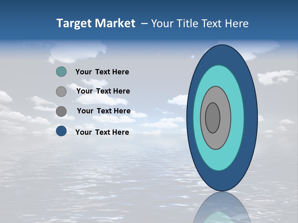 Space Background Ocean PowerPoint Template