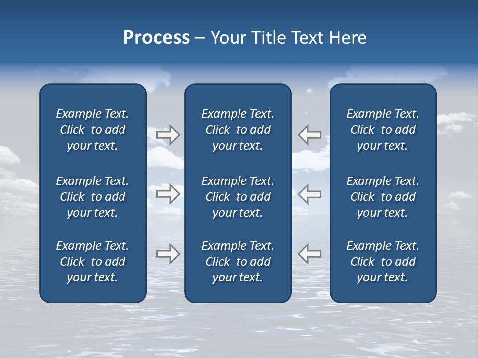 Space Background Ocean PowerPoint Template