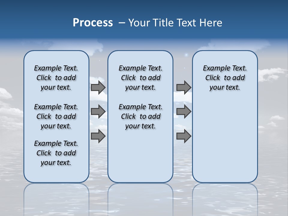 Space Background Ocean PowerPoint Template