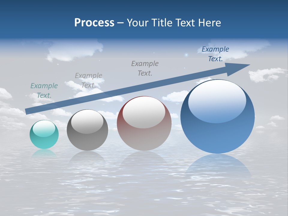 Space Background Ocean PowerPoint Template