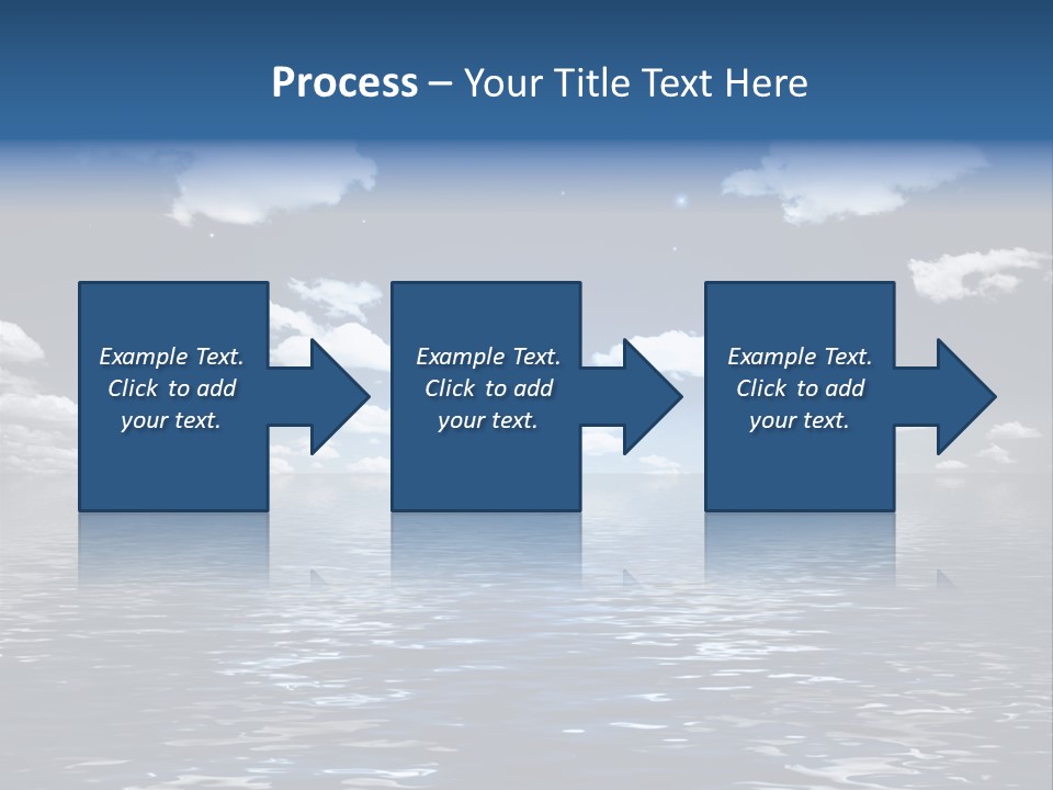 Space Background Ocean PowerPoint Template