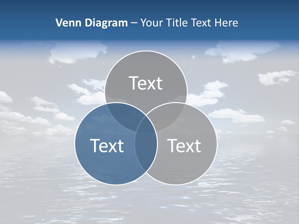 Space Background Ocean PowerPoint Template