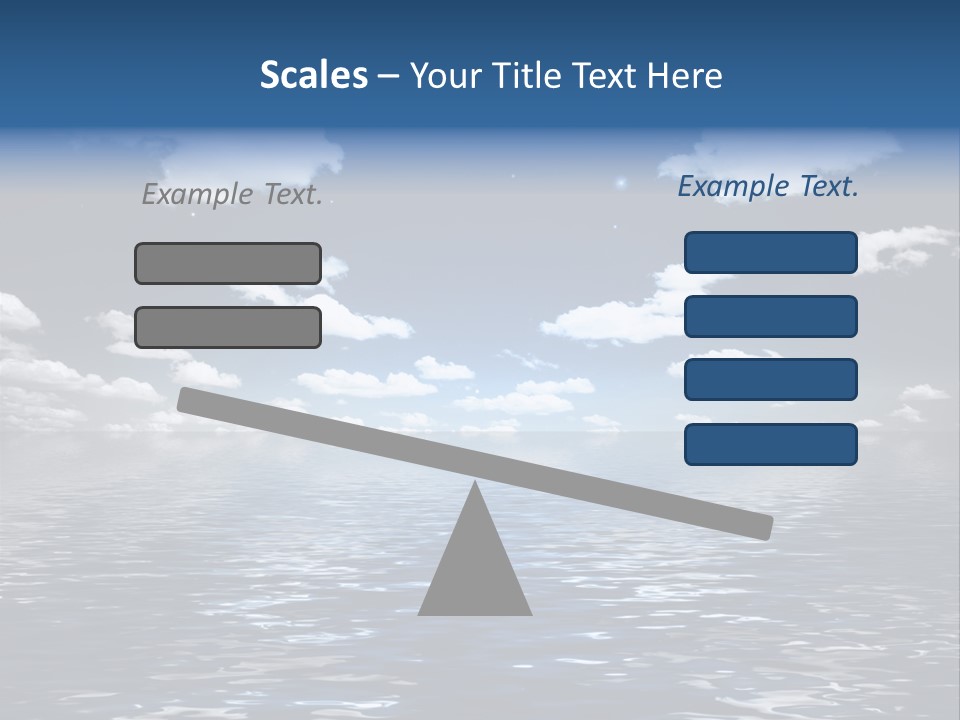 Space Background Ocean PowerPoint Template