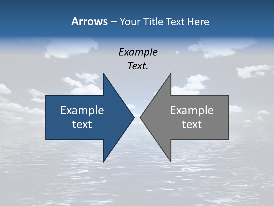 Space Background Ocean PowerPoint Template