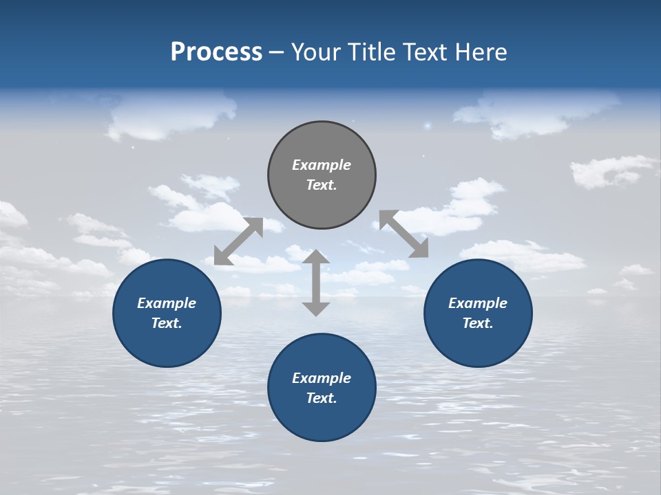 Space Background Ocean PowerPoint Template