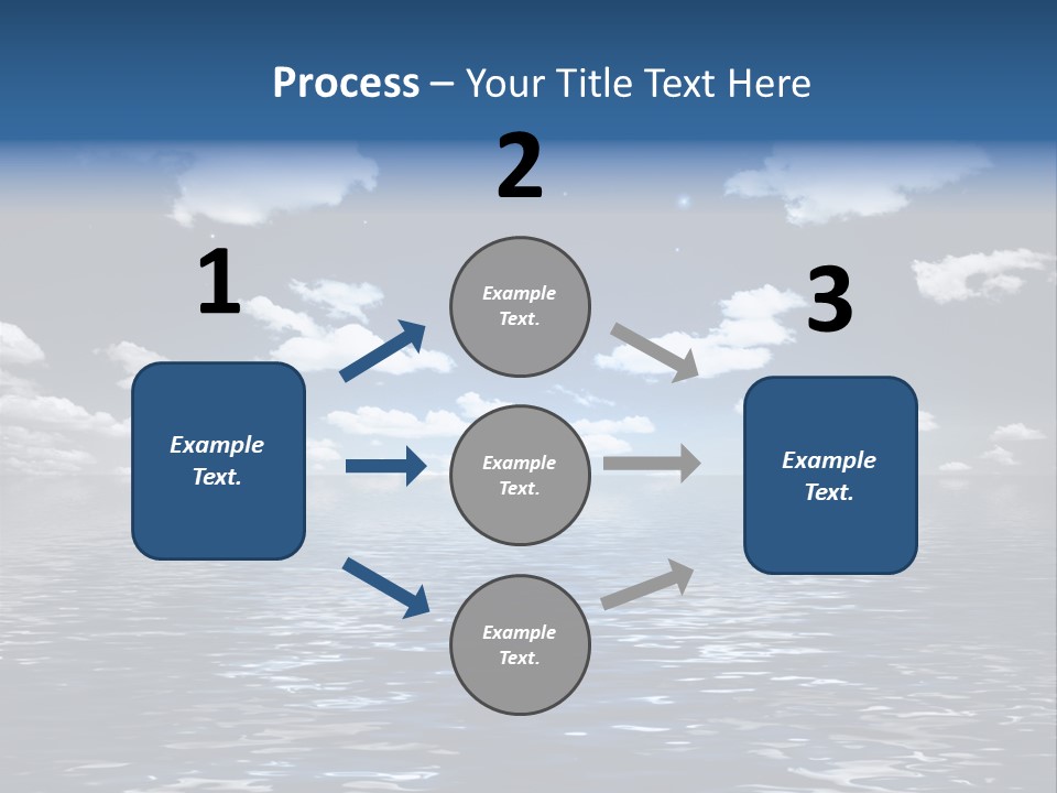 Space Background Ocean PowerPoint Template