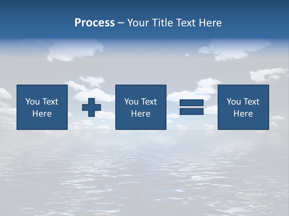 Space Background Ocean PowerPoint Template