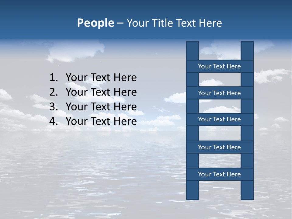 Space Background Ocean PowerPoint Template