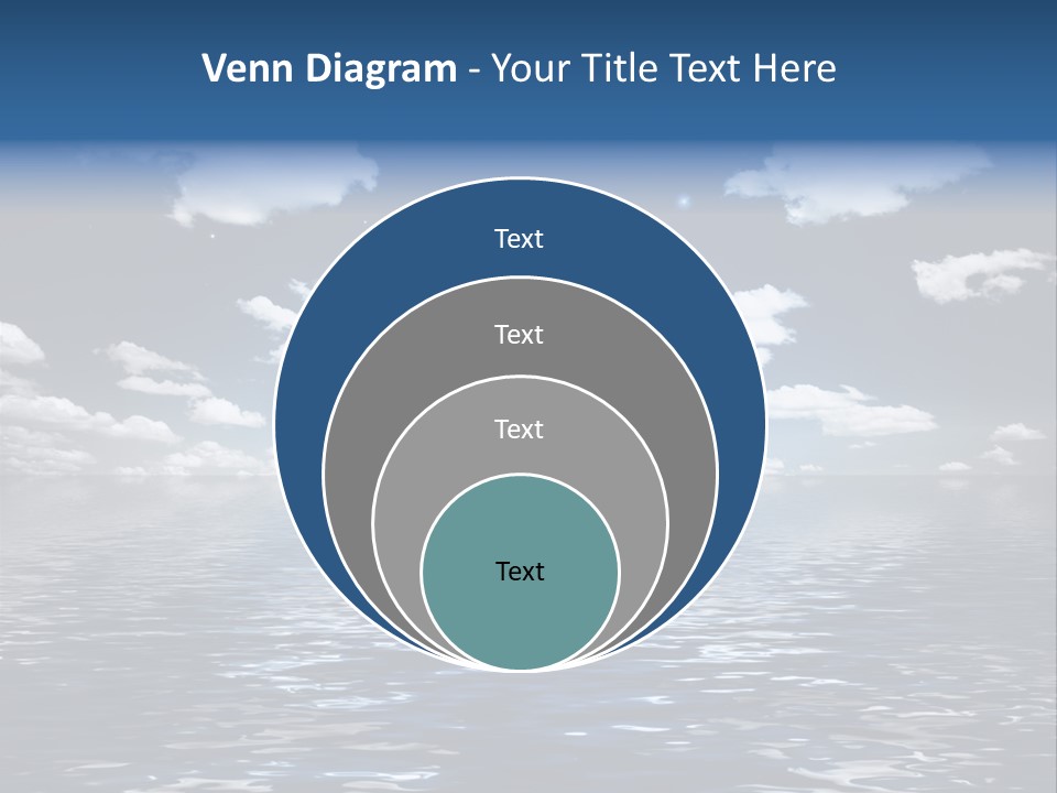 Space Background Ocean PowerPoint Template