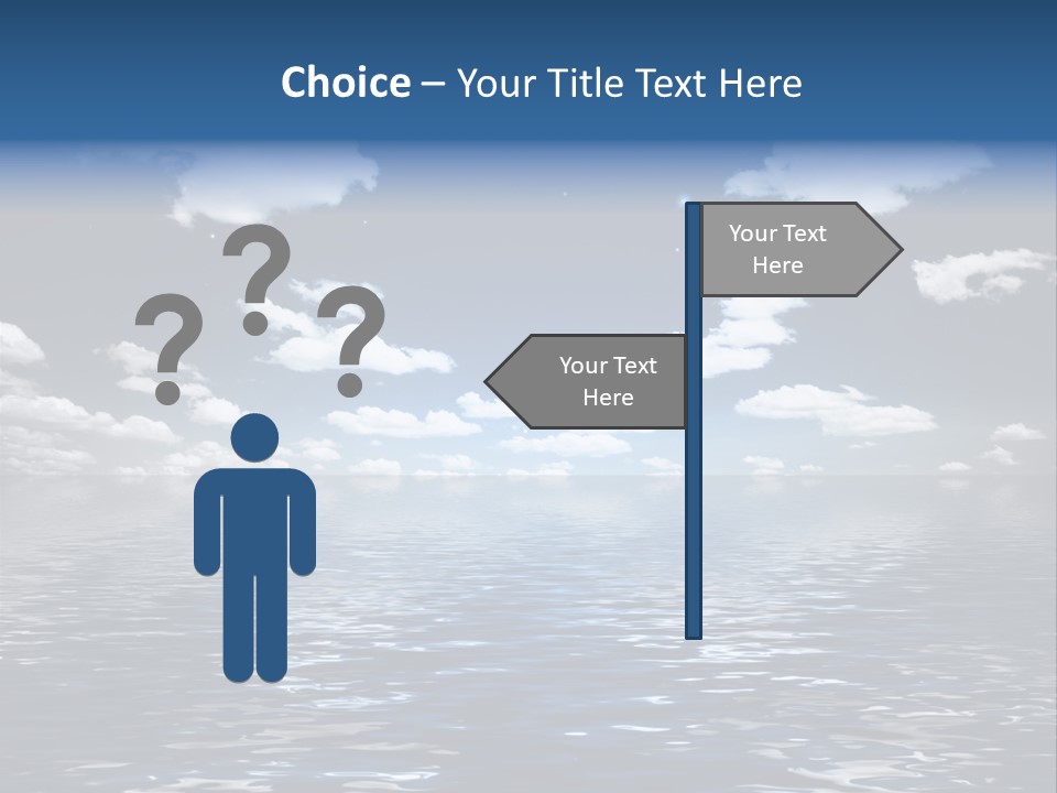 Space Background Ocean PowerPoint Template