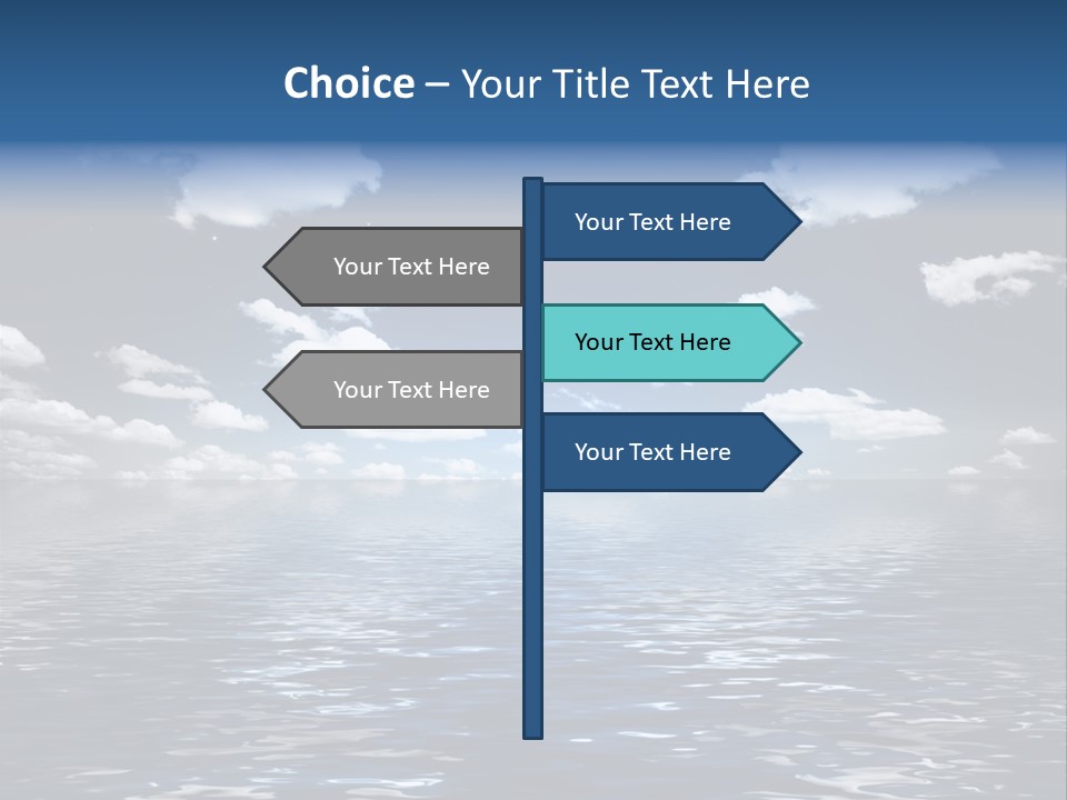 Space Background Ocean PowerPoint Template